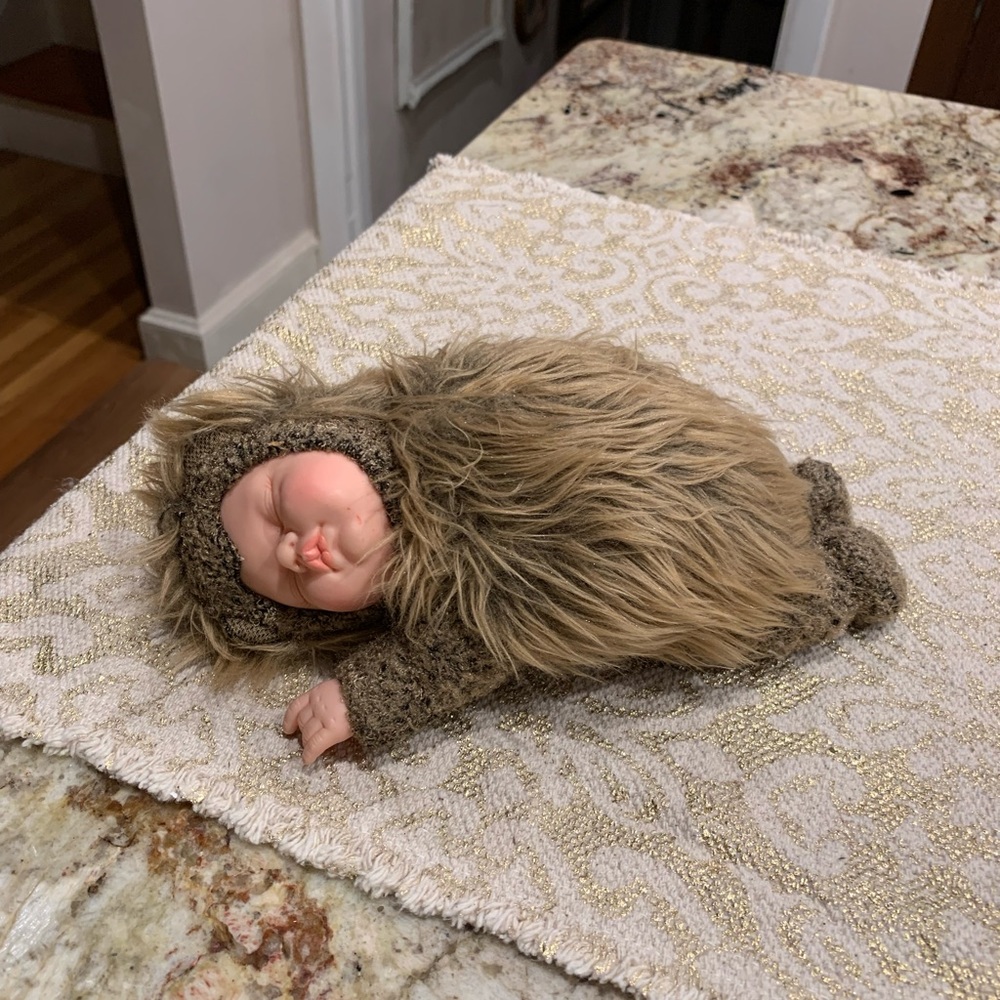 Vintage  Anne Geddes Hedgehog Baby doll